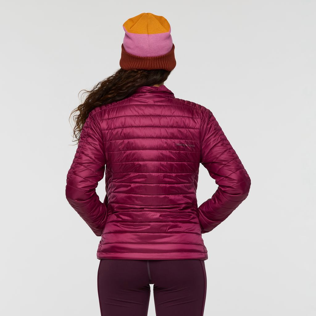 Capa Insulated Jacket - Women's, Jam, Model Avery