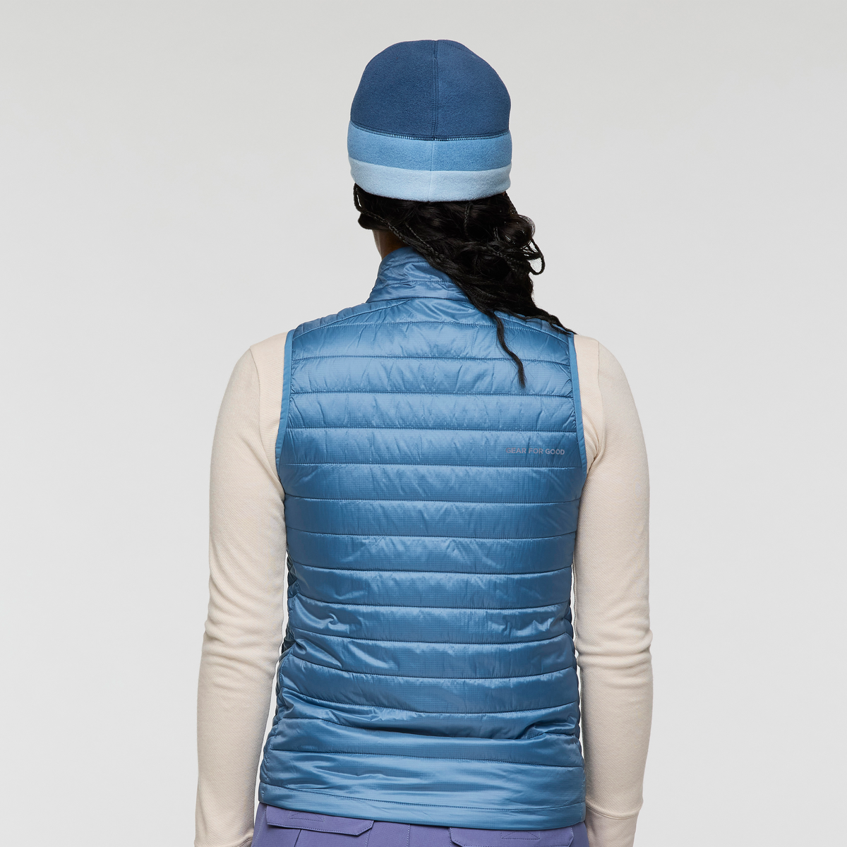Capa Insulated Vest - Women's, Fjord, Model Charlie