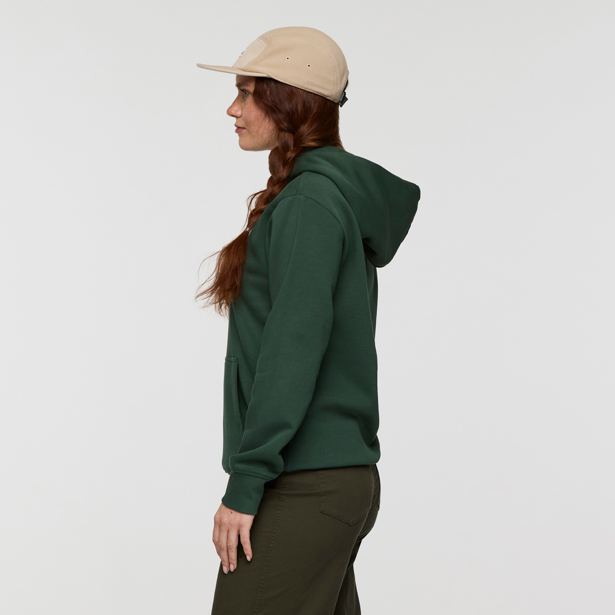 Cotopaxi Llama Pullover Hoodie - Women's, Cargo, Model Caitlyn