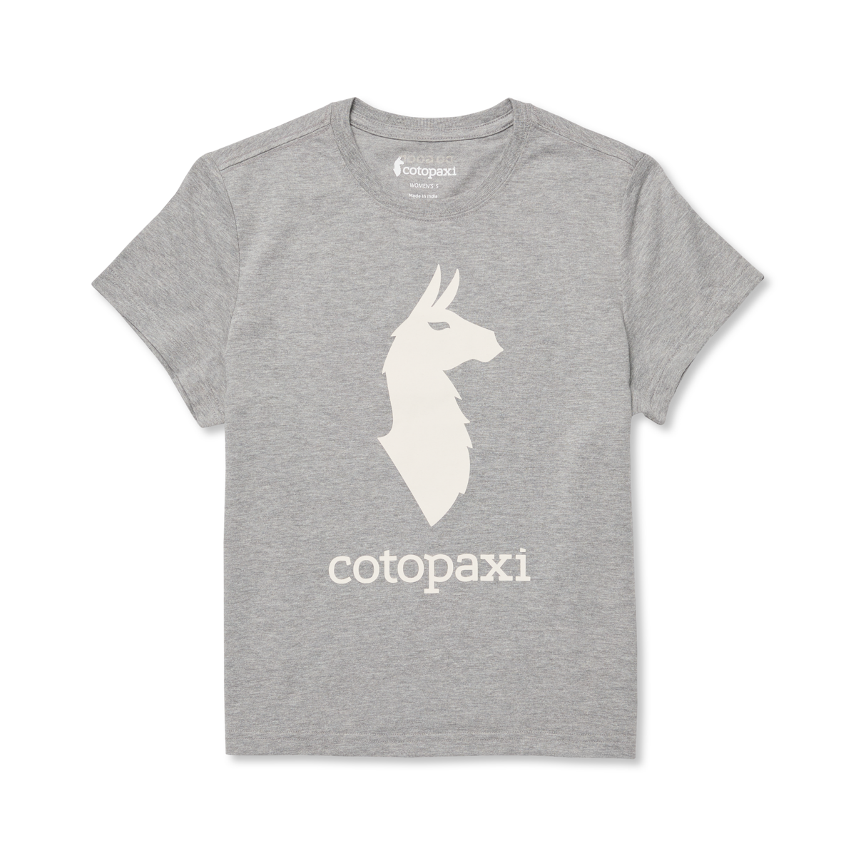Cotopaxi Llama T-Shirt - Women's, Heather Grey, Detail