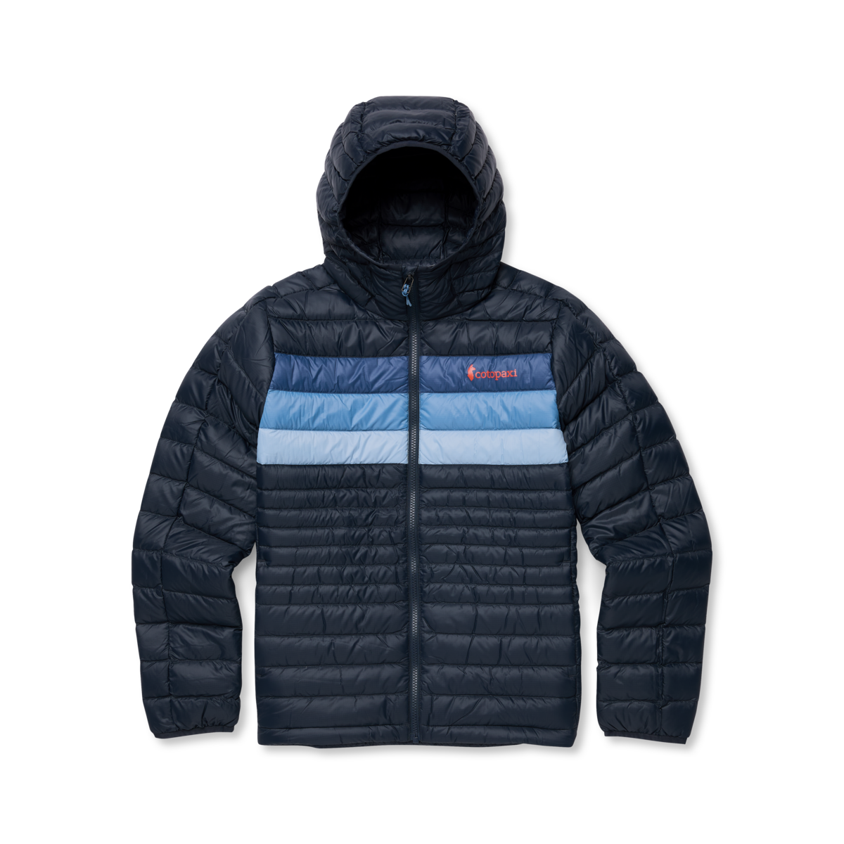 Fuego Down Hooded Jacket - Women's, Carbon Stripes