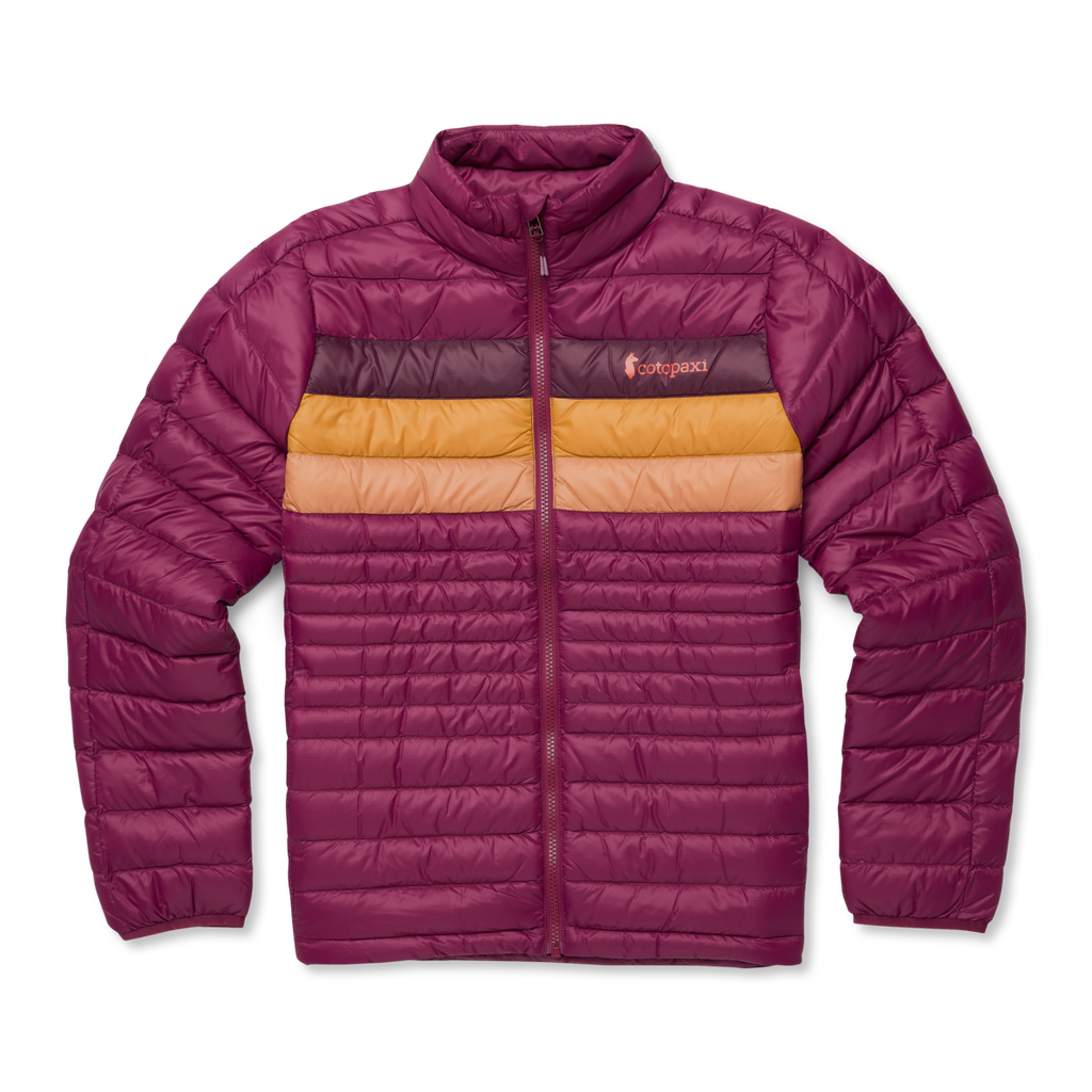 Fuego Down Jacket - Women's, Jam Stripes, Model Tanisha