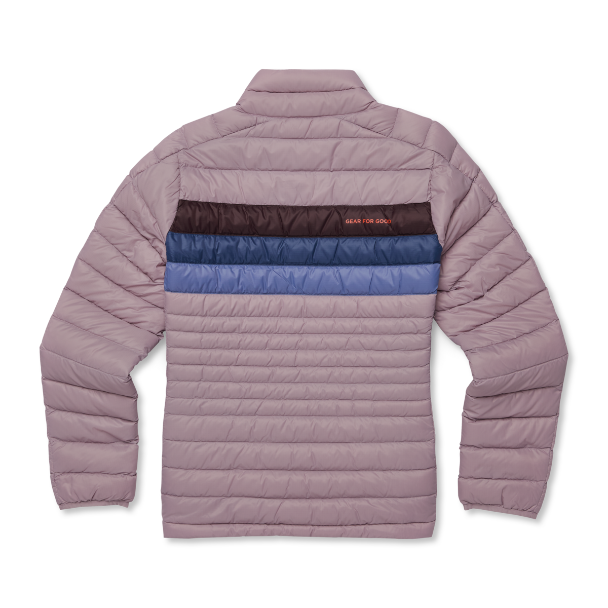 Fuego Down Jacket - Women's, Quartz Stripes, Model Charlie