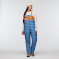 Fuego Down Overall - Women's Redesign, Fjord Stripes, Model Aya
