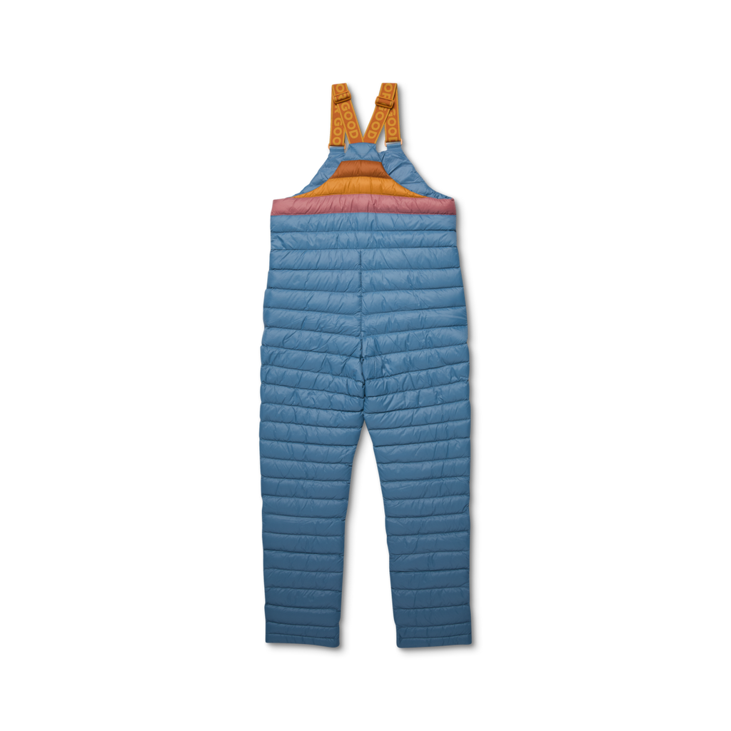 Fuego Down Overall - Women's Redesign, Fjord Stripes, Model Aya