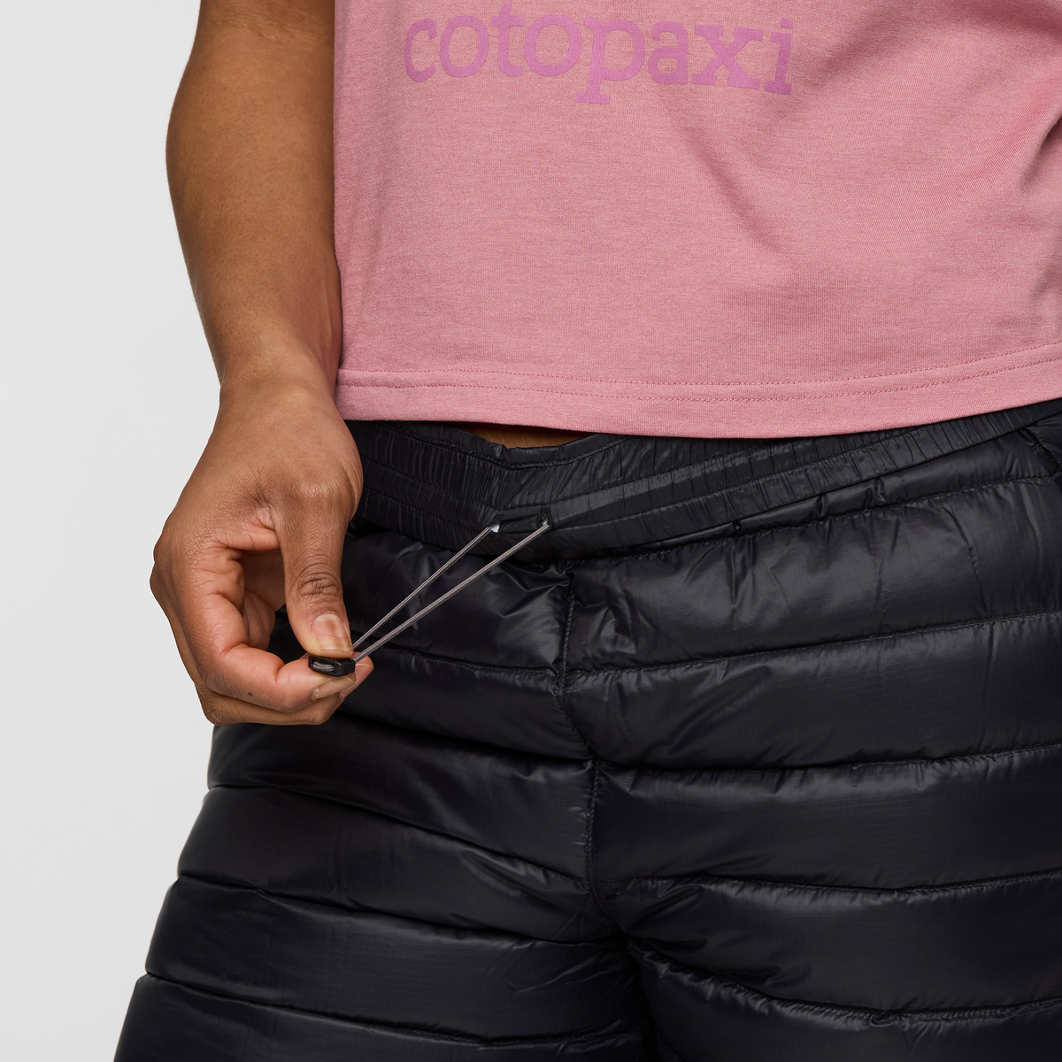 Fuego Down Pant - Women's, Cotopaxi Black, Model Charlie