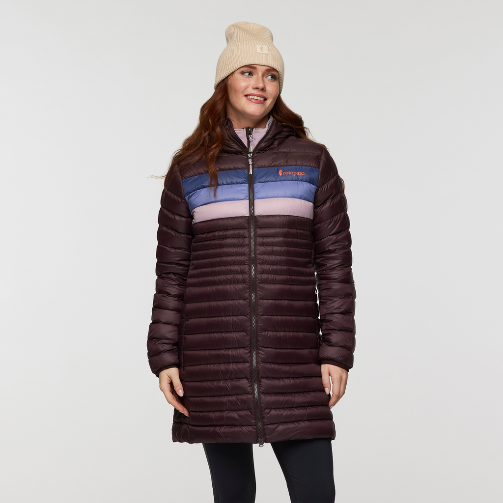 Fuego Down Parka - Women's, Coffee Stripes, Mode Caitlyn