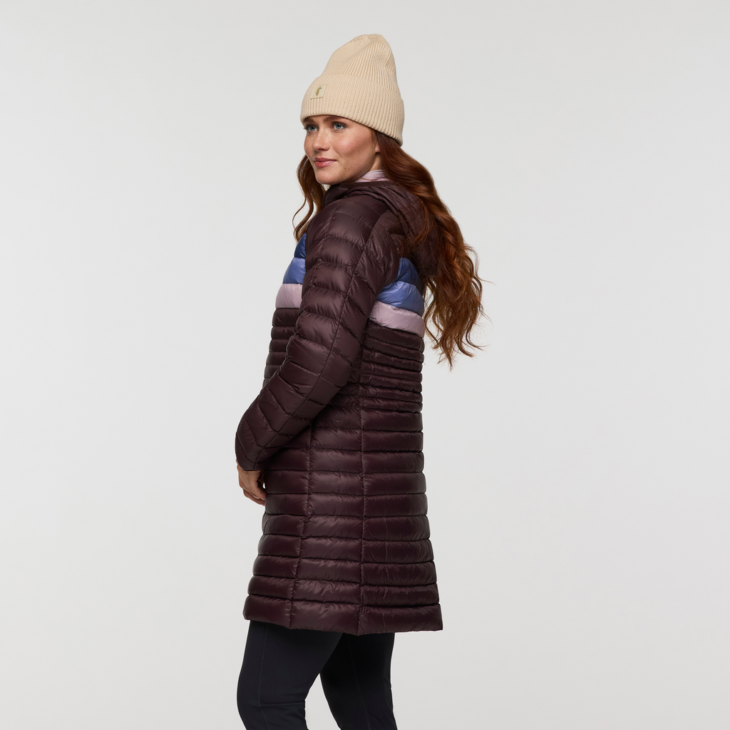 Fuego Down Parka - Women's, Coffee Stripes, Mode Caitlyn