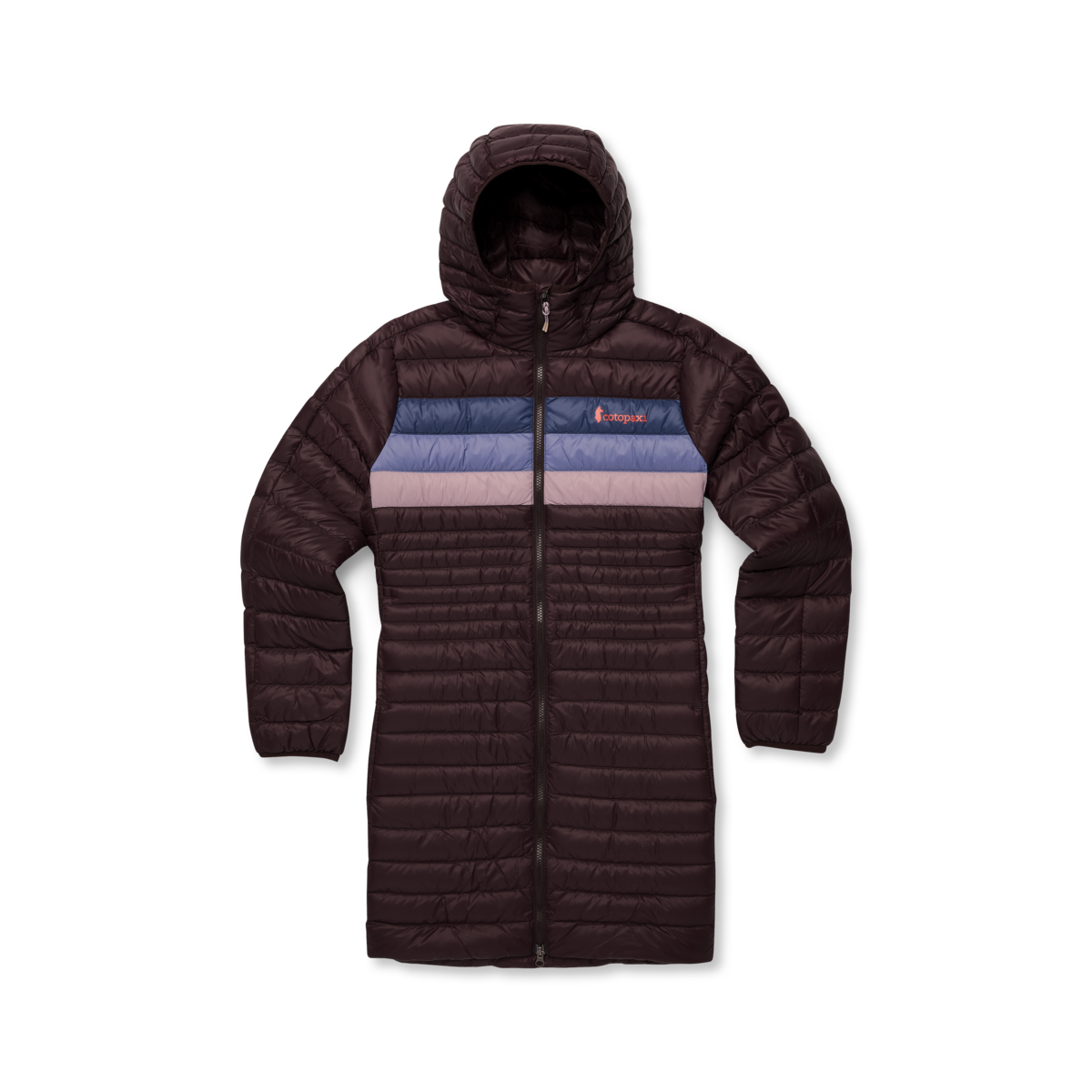 Fuego Down Parka - Women's, Coffee Stripes, Mode Caitlyn