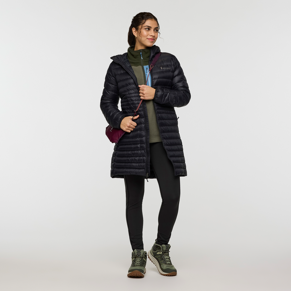 Fuego Down Parka - Women's, Cotopaxi Black, Model Avery