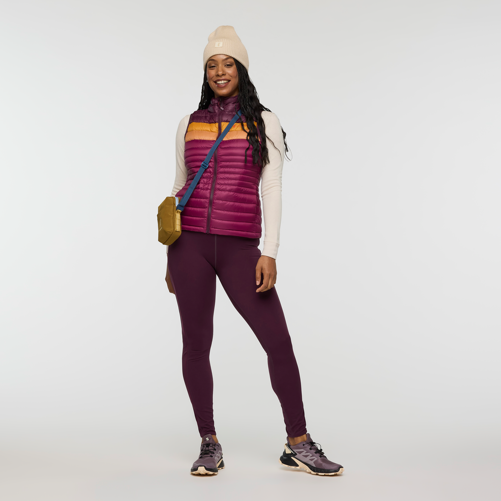 Fuego Down Vest - Women's, Blackberry/Jam, Model Charlie