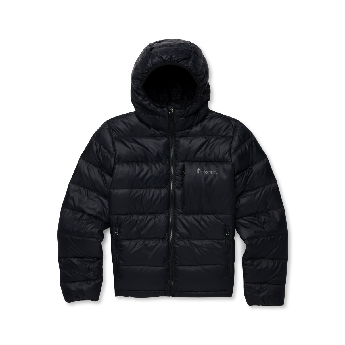 Fuego Max Down Hooded Jacket - Women's, Cotopaxi Black, flatlay