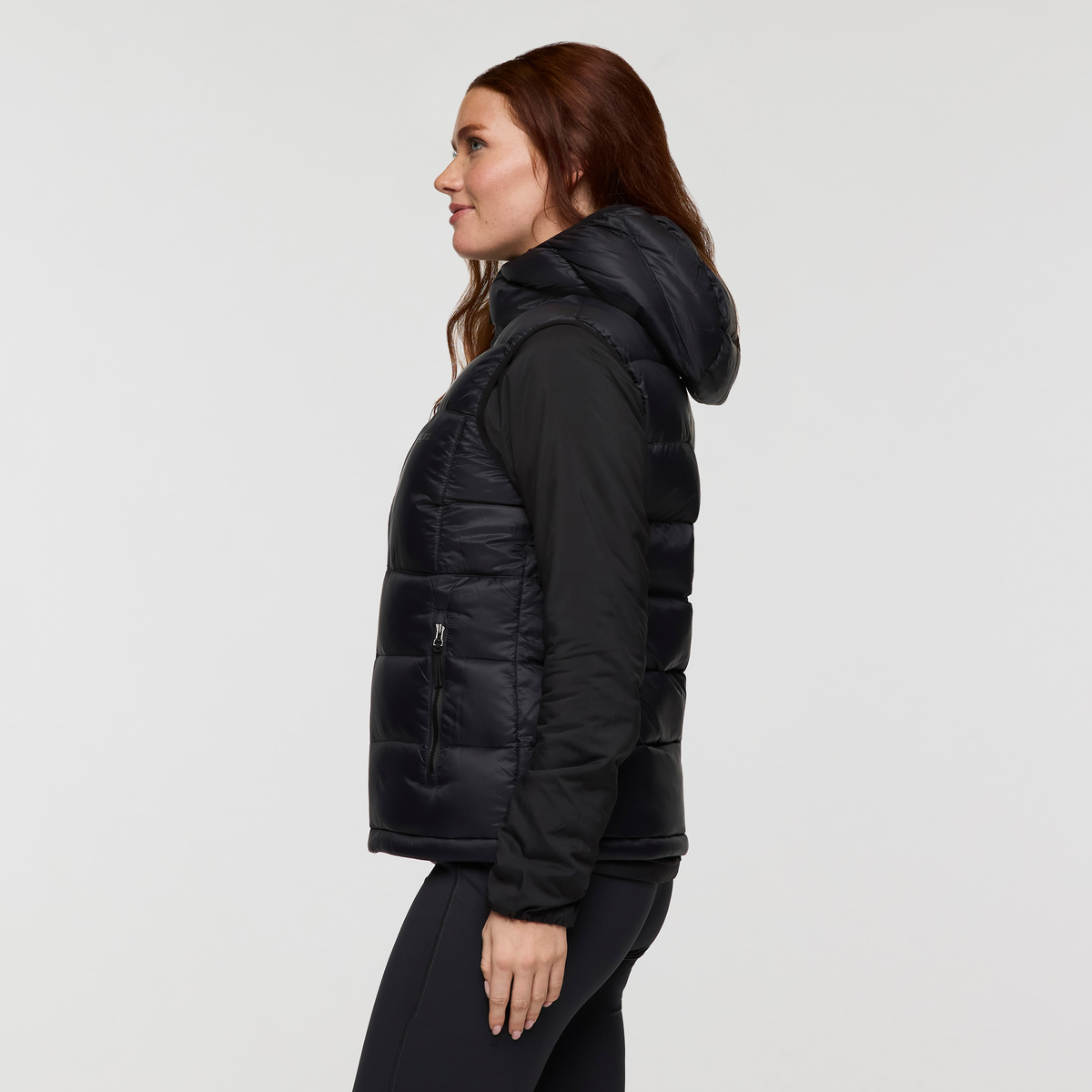 Fuego Max Down Vest - Women's, Cotopaxi Black, Model Caitlyn