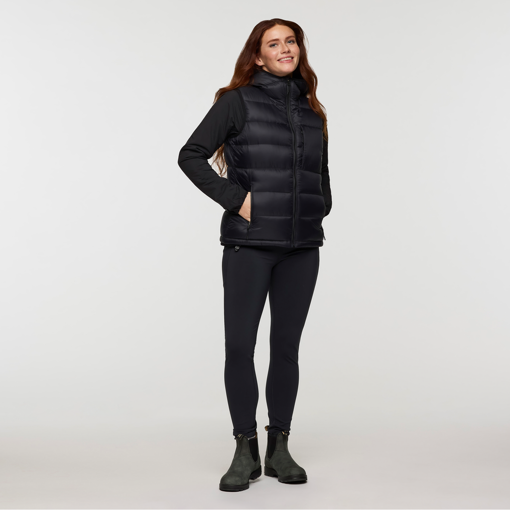 Fuego Max Down Vest - Women's, Cotopaxi Black, Model Caitlyn