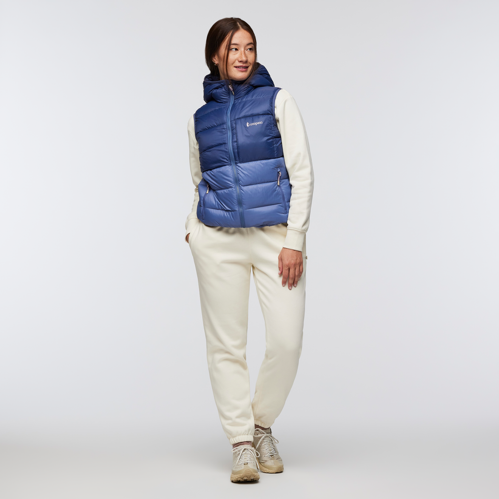 Fuego Max Down Vest - Women's, Dusk/Blue Smoke, Model Aya