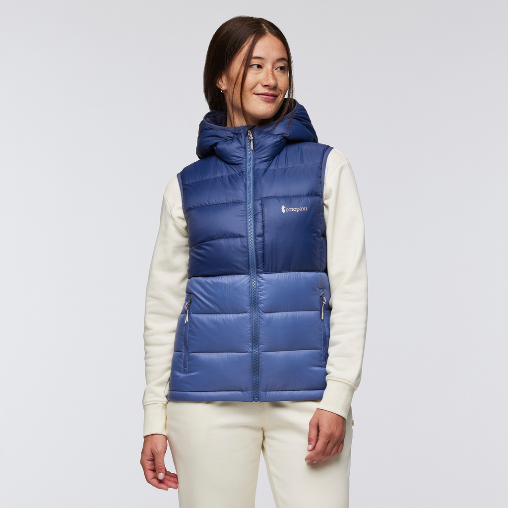 Fuego Max Down Vest - Women's, Dusk/Blue Smoke, Model Aya