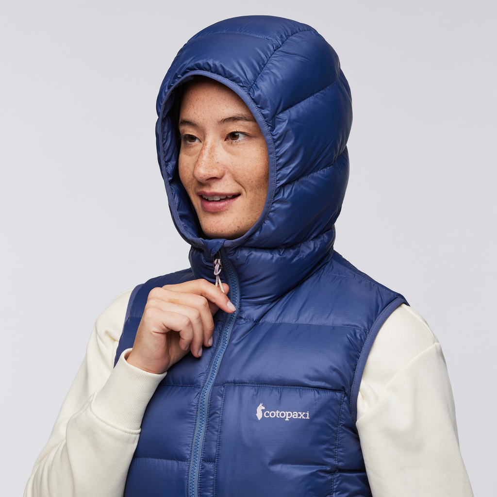 Fuego Max Down Vest - Women's, Dusk/Blue Smoke, Model Aya