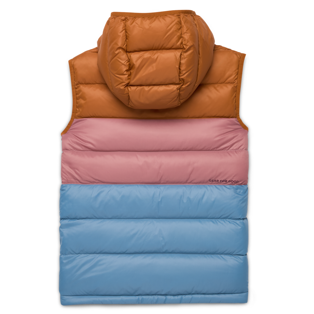 Fuego Max Down Vest - Women's, Sienna/Fjord, Model Caitlyn