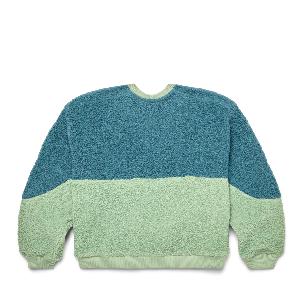 High Pile Fleece Crew - Women's, Drizzle/Aspen, Detail