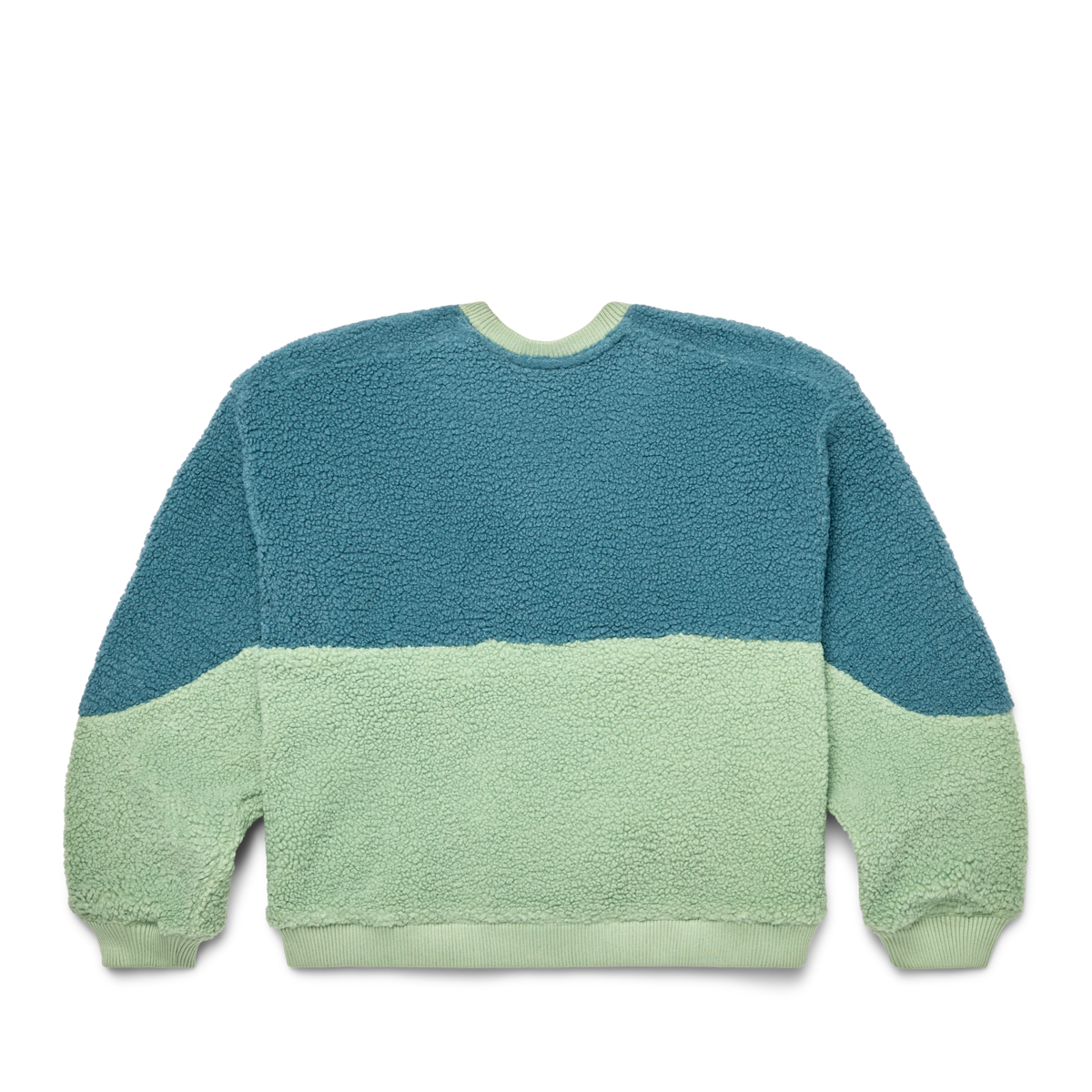 High Pile Fleece Crew - Women's, Drizzle/Aspen, Detail