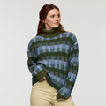 Libre Boxy Sweater - Women's, Fatigue Stripes, Model Caitlyn