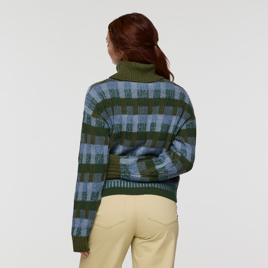 Libre Boxy Sweater - Women's, Fatigue Stripes, Model Caitlyn