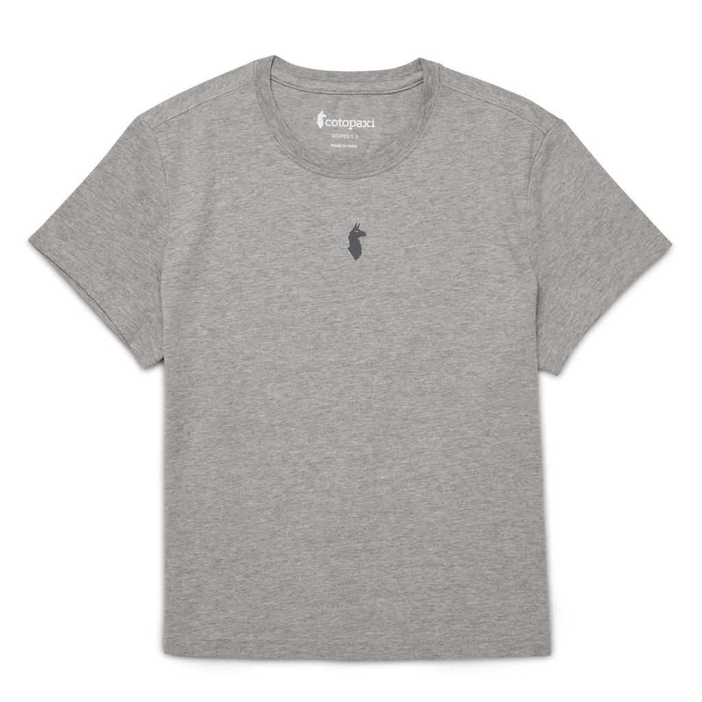Llama Icon T-Shirt - Women's, Heather Grey, Detail
