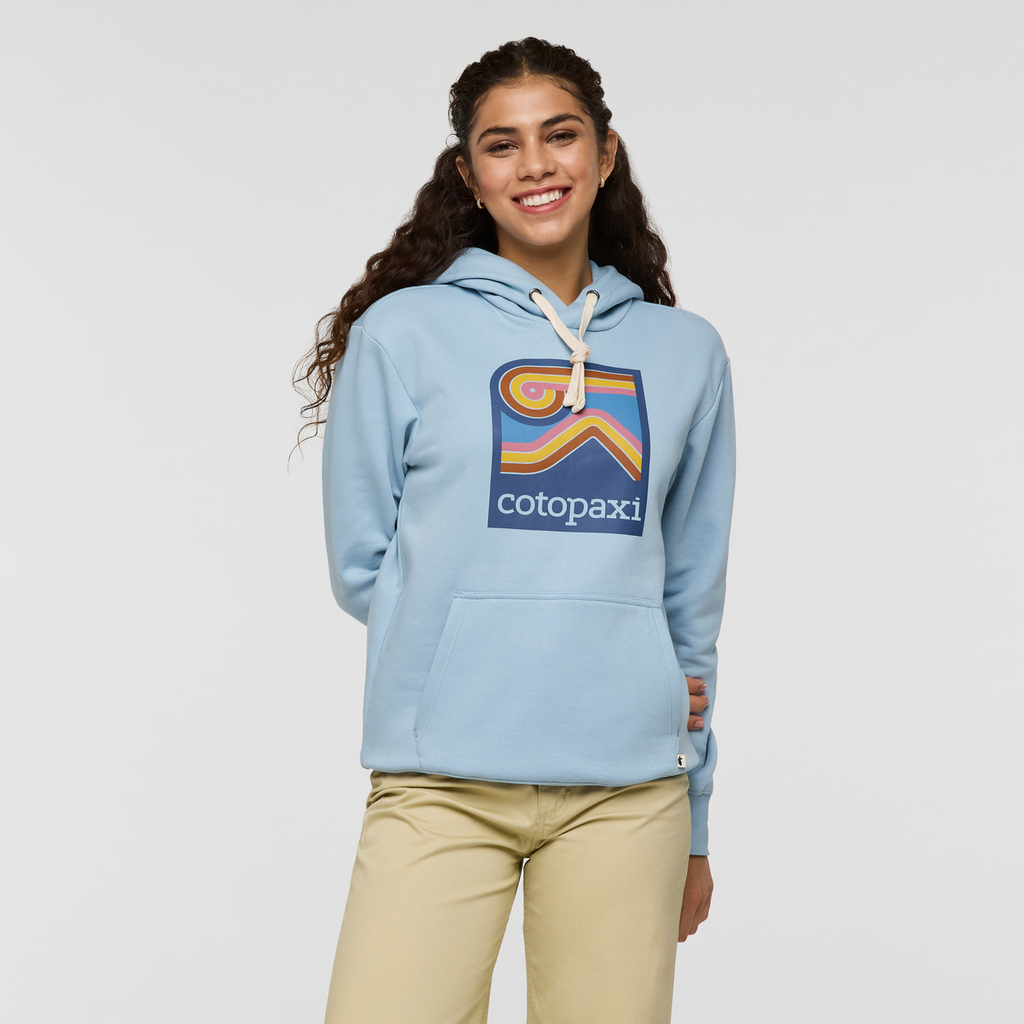 Lookout Point Pullover Hoodie - Women's, Iceberg, Model Avery