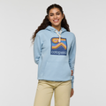 Lookout Point Pullover Hoodie - Women's, Iceberg, Model Avery
