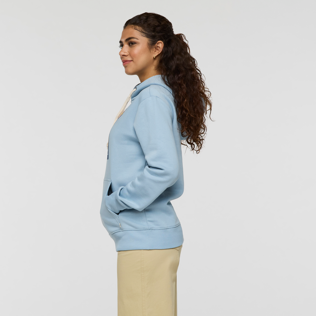 Lookout Point Pullover Hoodie - Women's, Iceberg, Model Avery