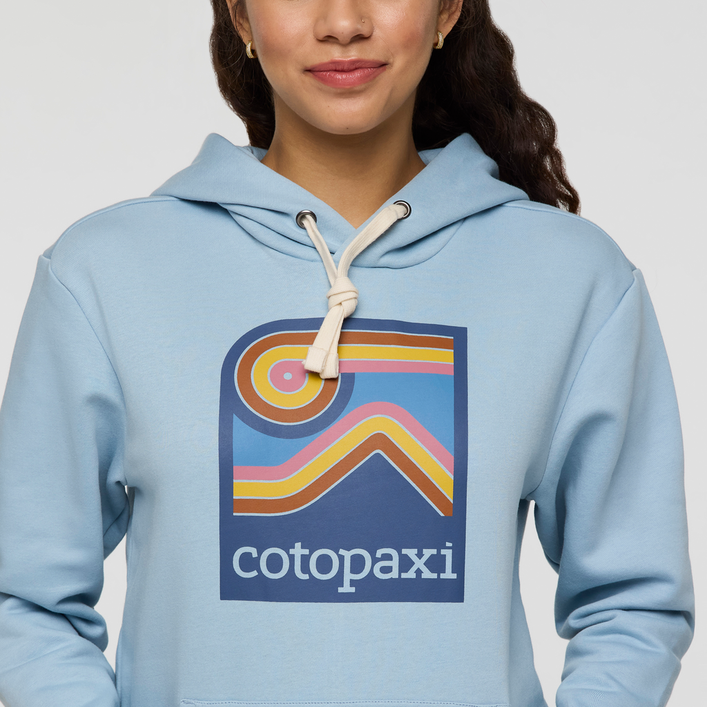 Lookout Point Pullover Hoodie - Women's, Iceberg, Model Avery