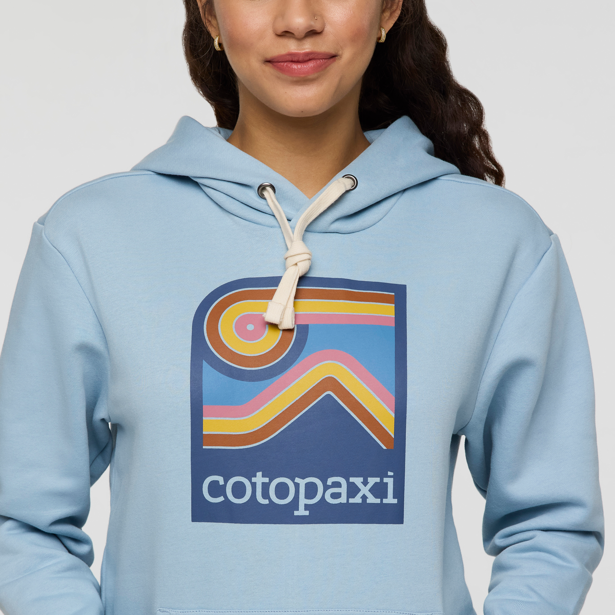 Lookout Point Pullover Hoodie - Women's, Iceberg, Model Avery