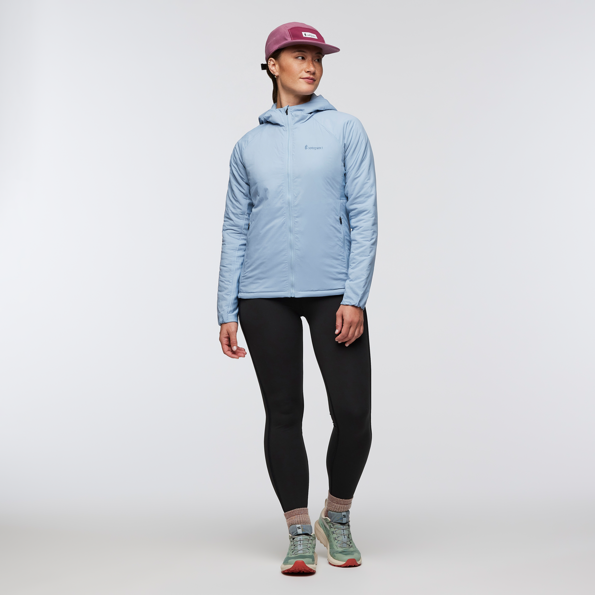 Pacaya 2.0 Insulated Hooded Jacket - Women's, Iceberg, Model Aya