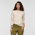 Perenne Long-Sleeve Shirt - Women's, Cream, Model Avery