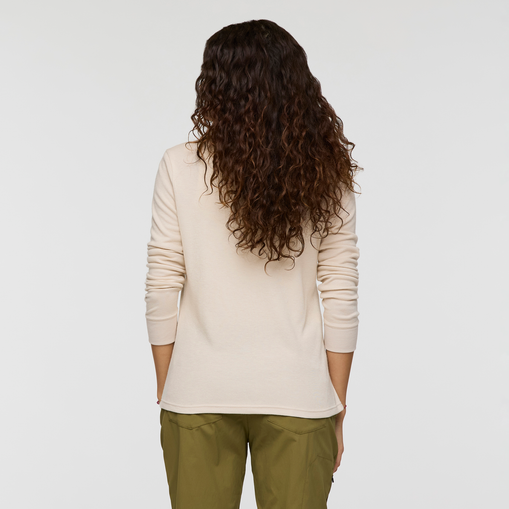 Perenne Long-Sleeve Shirt - Women's, Cream, Model Avery