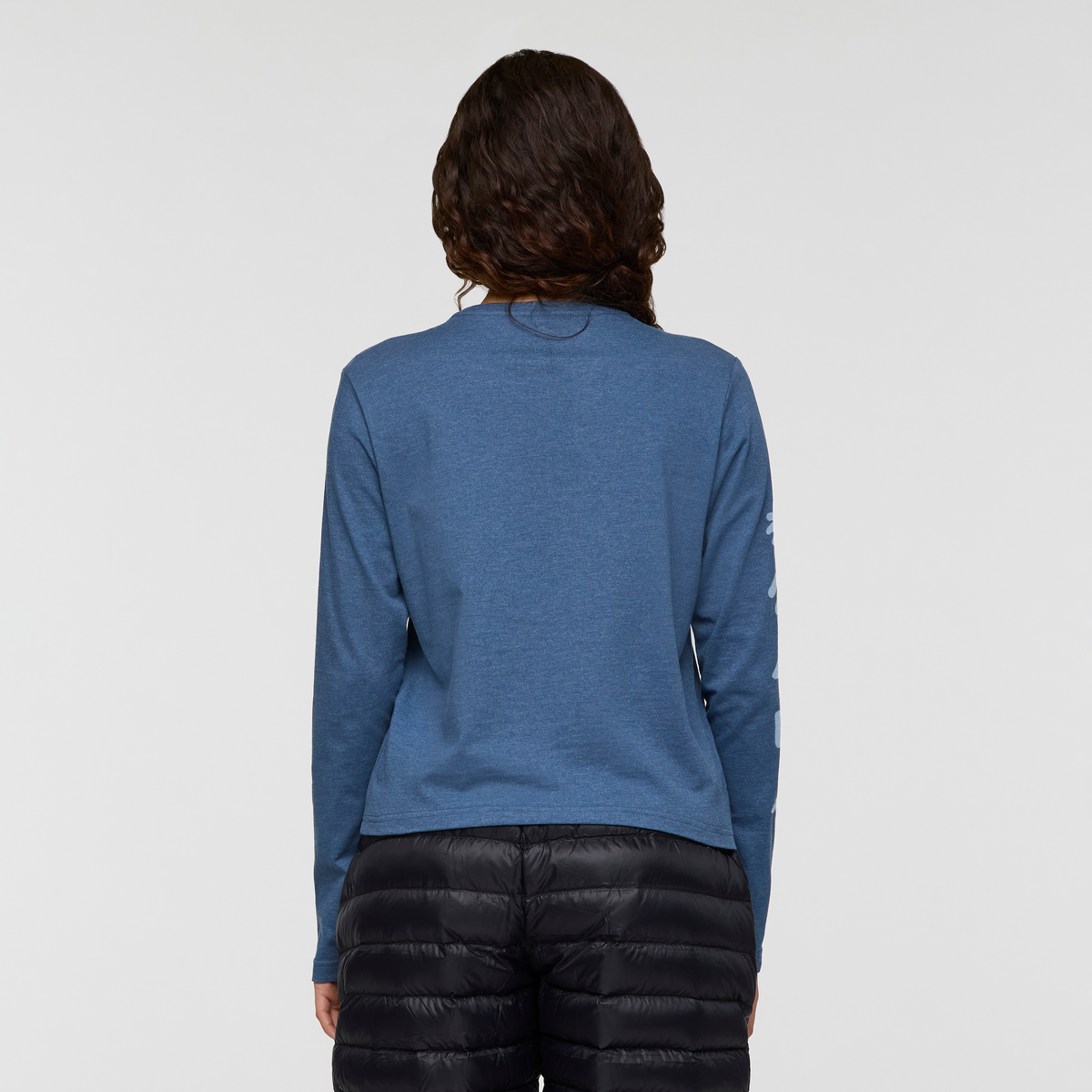 Sky To Sea Long-Sleeve T-Shirt - Women's, Deep Sea, Model Avery