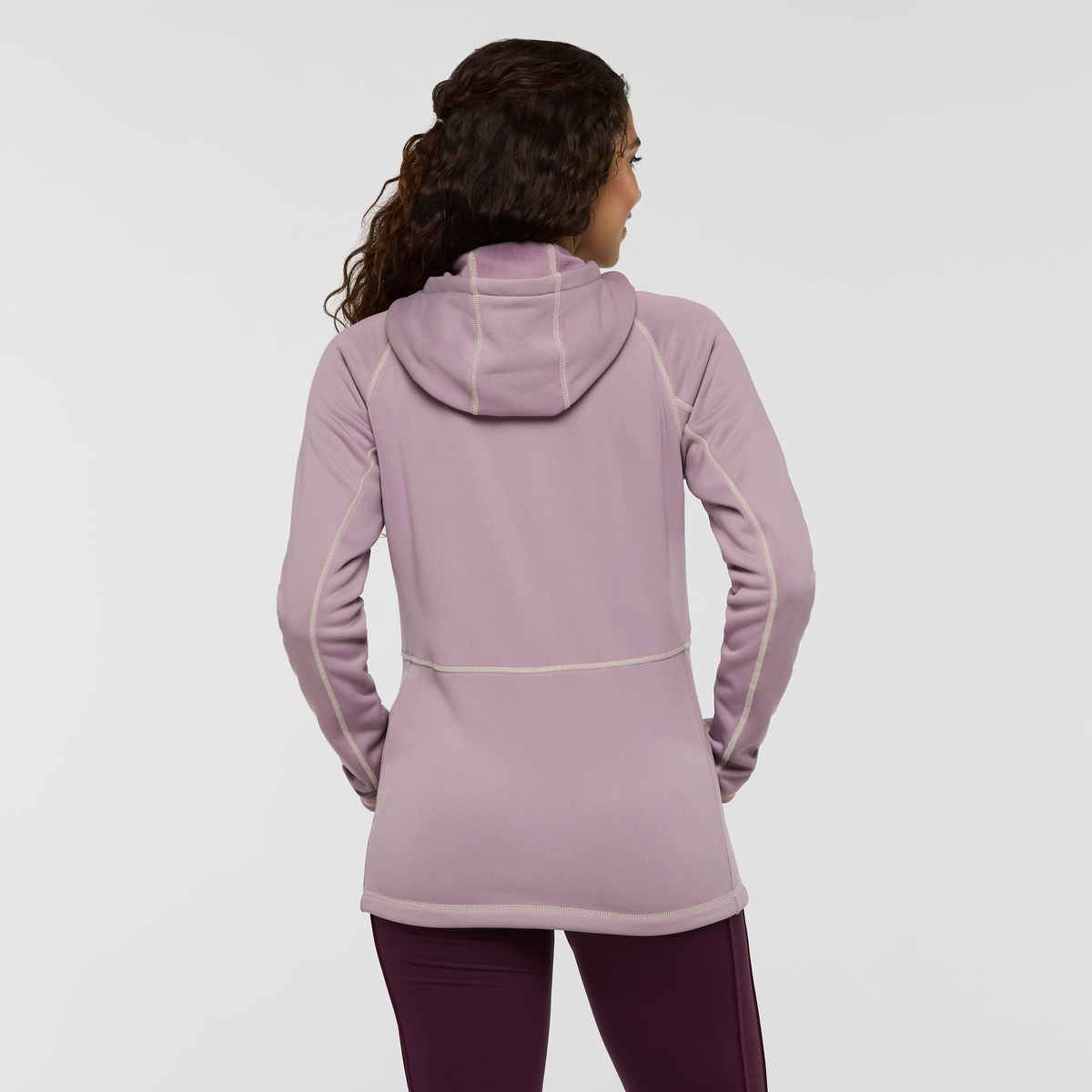 Tempa Fleece Hooded Jacket - Women's, Quartz, Model Avery