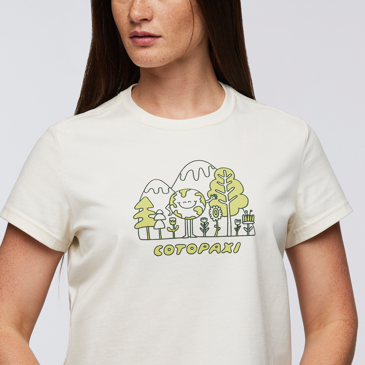 Terra T-Shirt - Women's, Bone, Model Aya