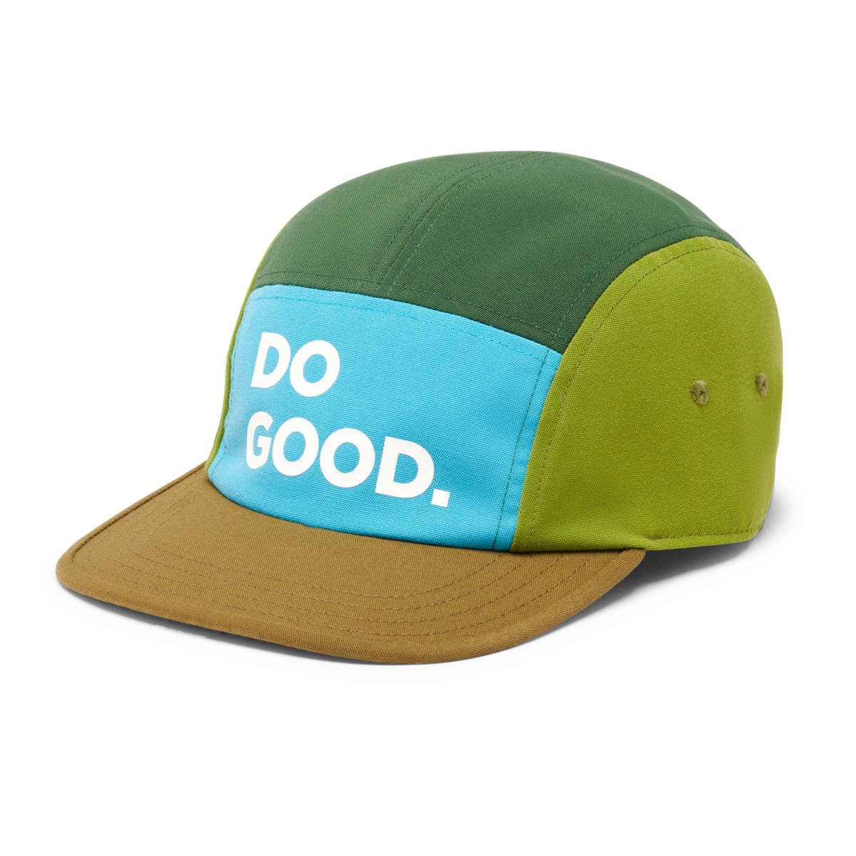 Do Good 5-Panel Hat, Poolside/Oak