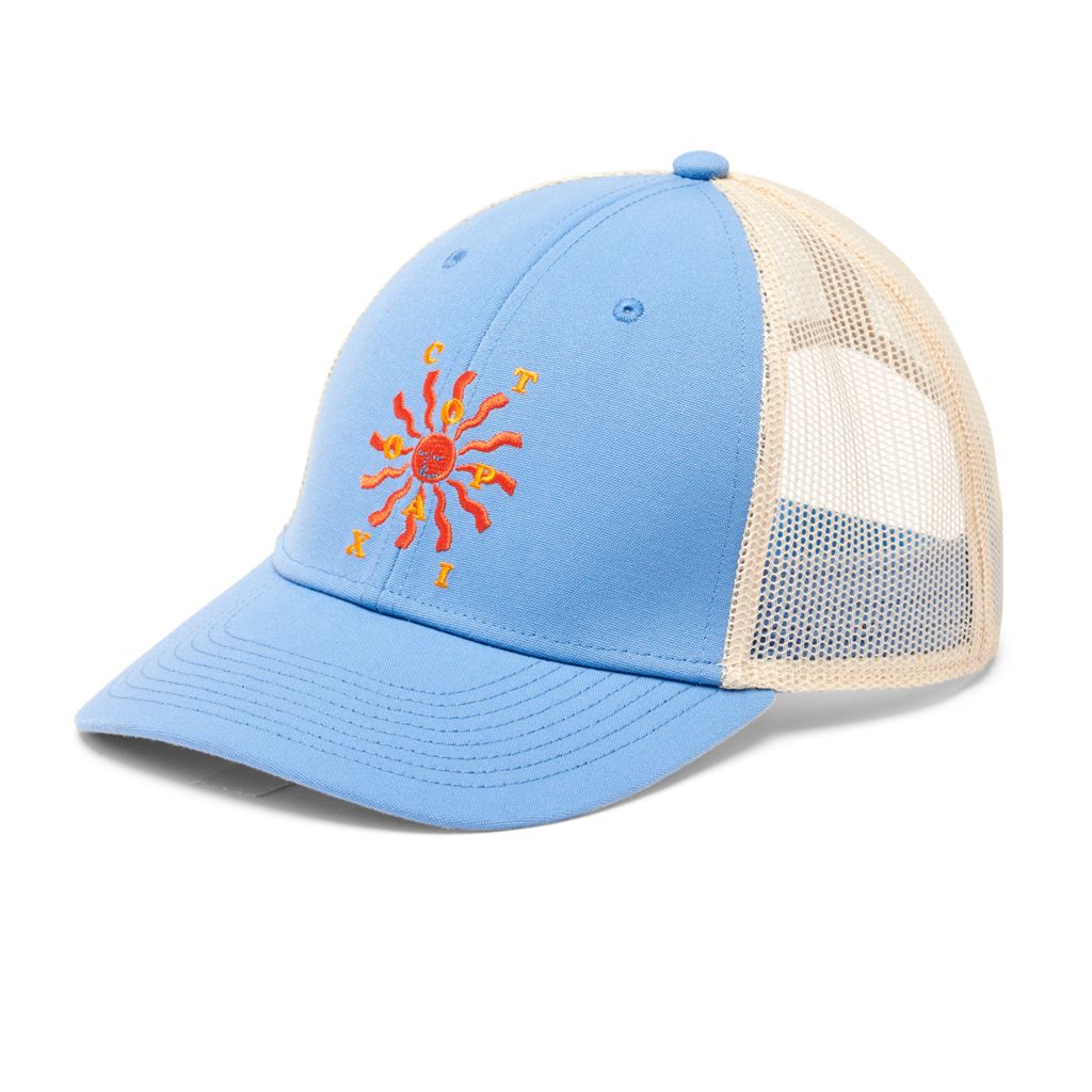 Happy Day Trucker Hat, Lupine