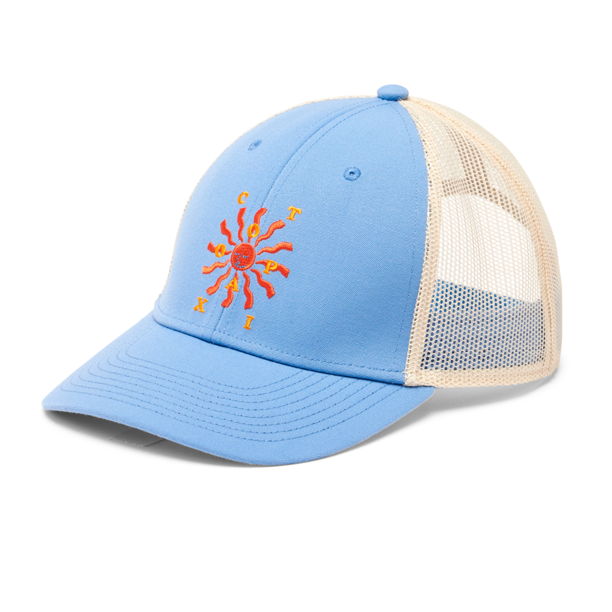 Happy Day Trucker Hat, Lupine