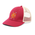 Happy Day Trucker Hat, Raspberry