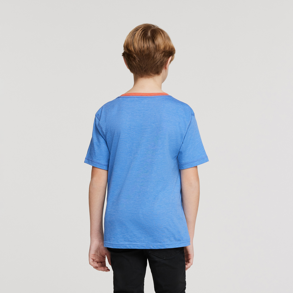 Are We There Yet Organic T-Shirt - Kids', Lupine, Model Dax