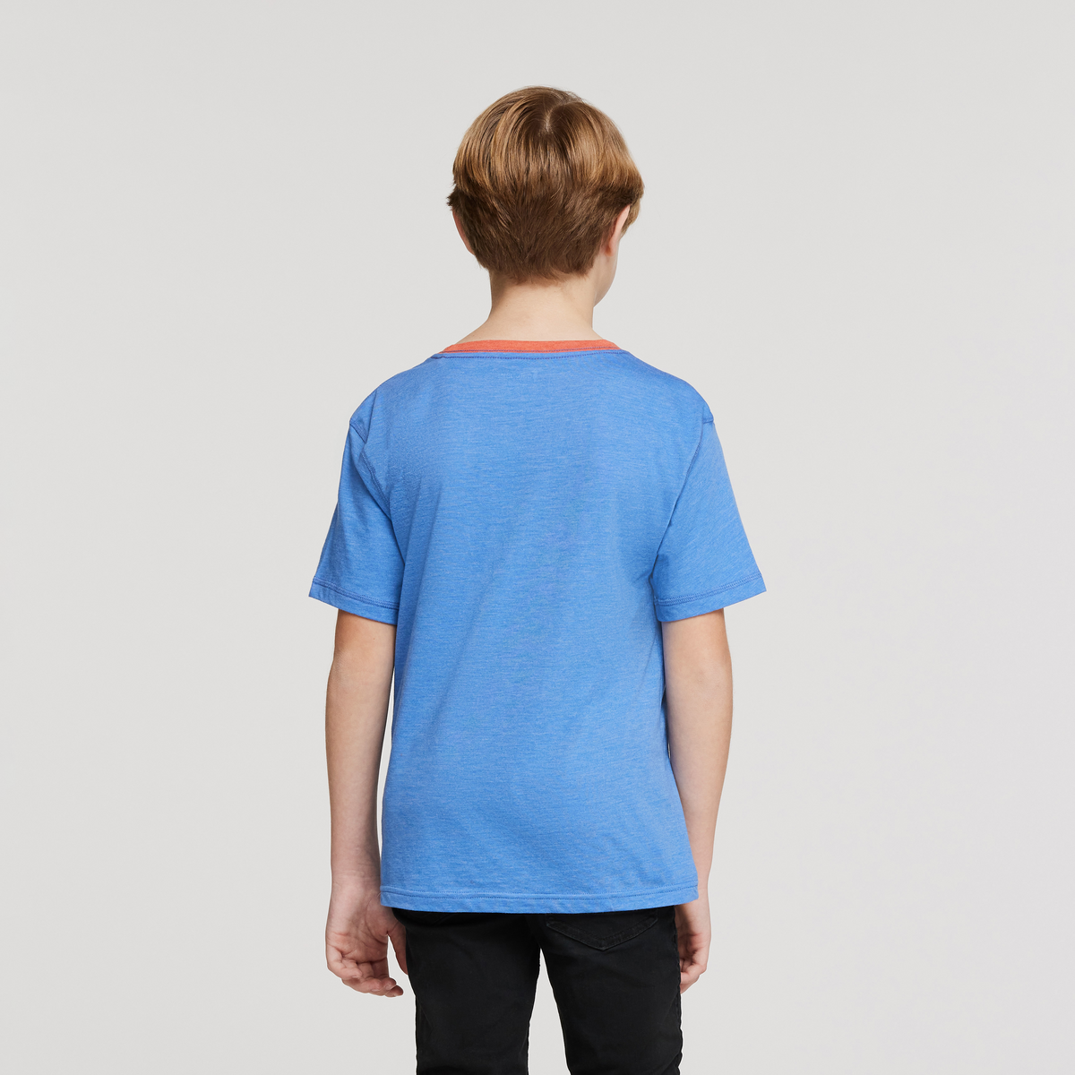 Are We There Yet Organic T-Shirt - Kids', Lupine, Model Dax