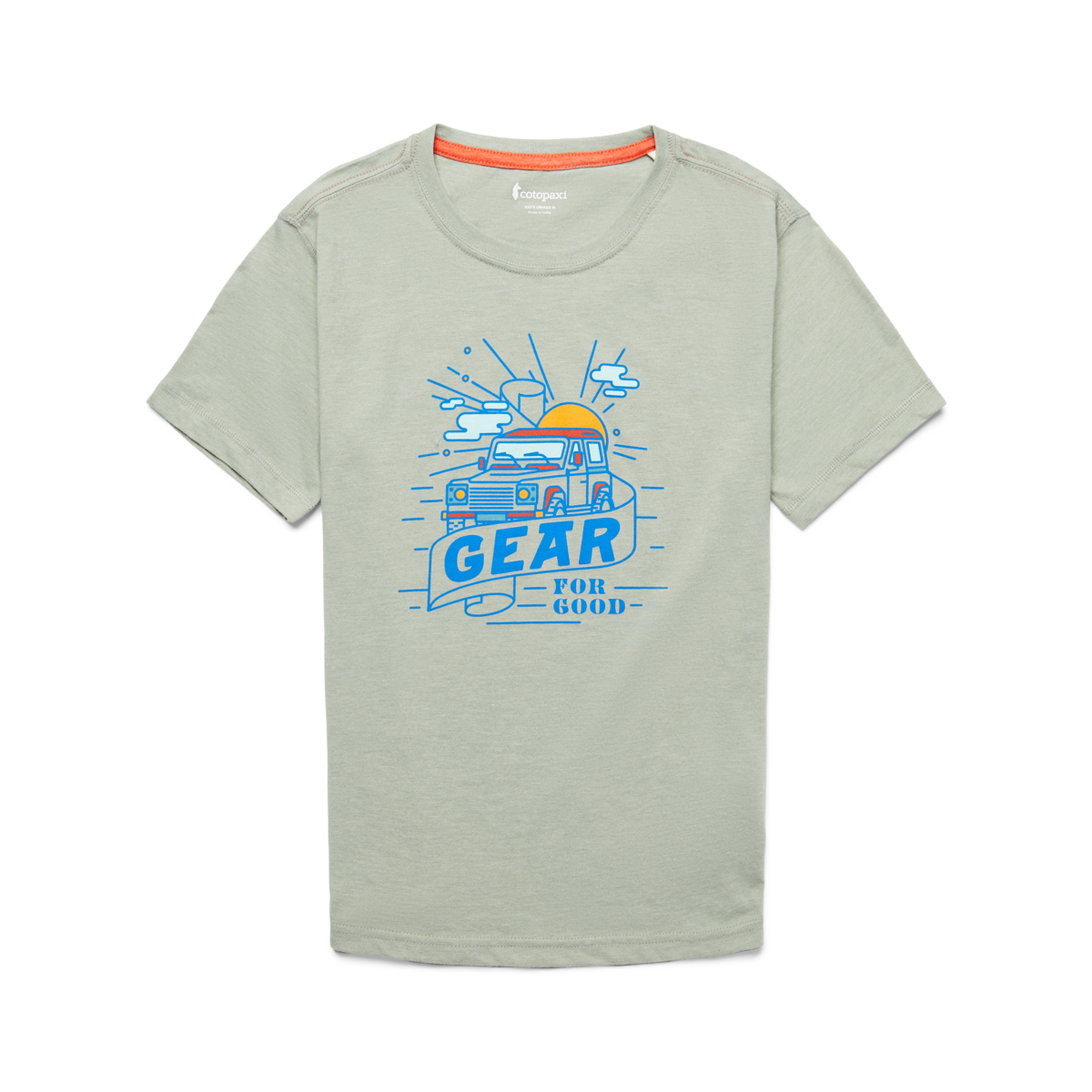 Are We There Yet Organic T-Shirt - Kids', Silver Leaf