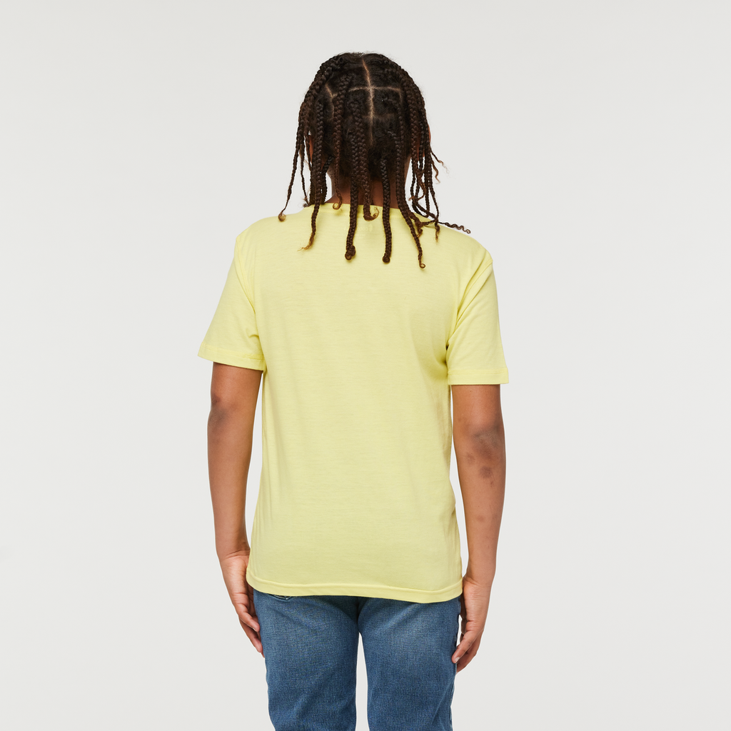 Day Hike Organic T-Shirt - Kids', Lemonade, Model Isaiah