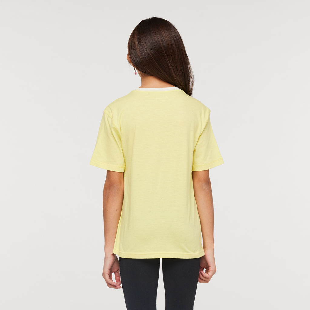 Do Good Organic T-Shirt - Kids', Lemonade, Model Scarlett