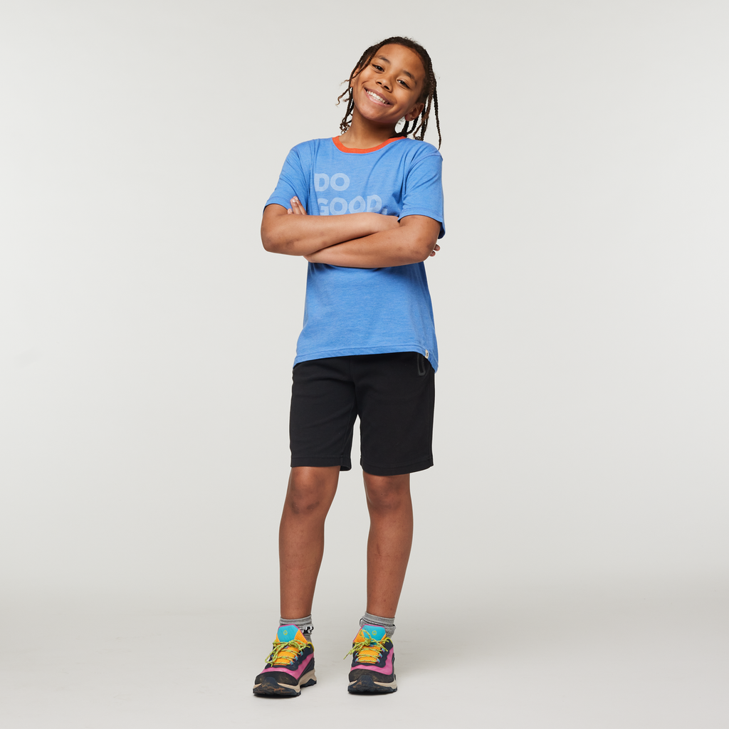 Do Good Organic T-Shirt - Kids', Lupine, Model Isaiah
