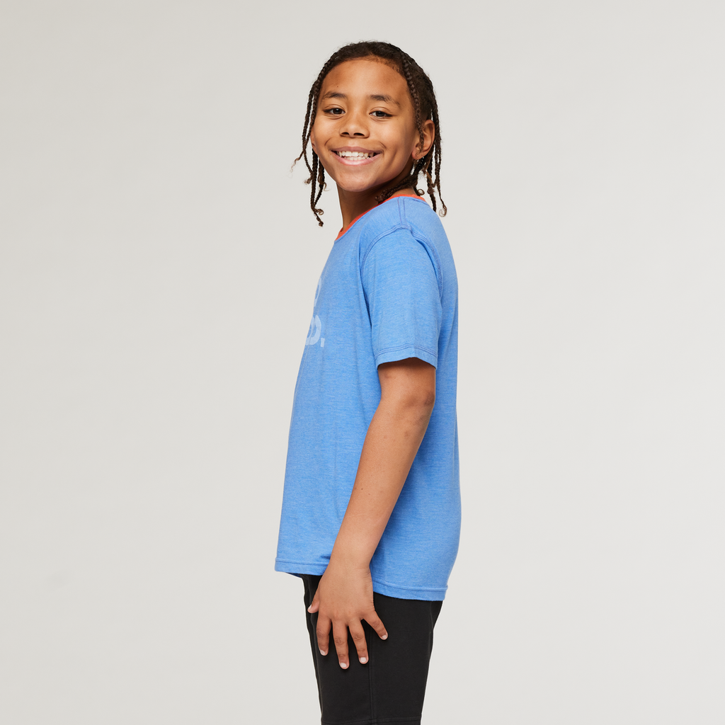 Do Good Organic T-Shirt - Kids', Lupine, Model Isaiah