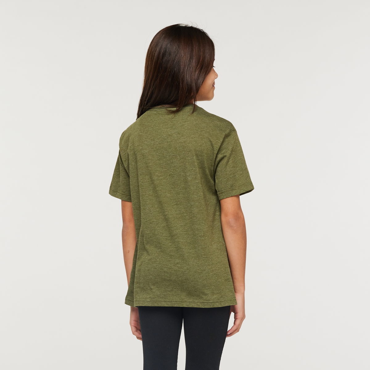 Friends with Nature Organic T-Shirt - Kids', Pine, Model Scarlett